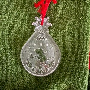 Waterford Crystal Ornament 1996 Not a Creature was Stirring